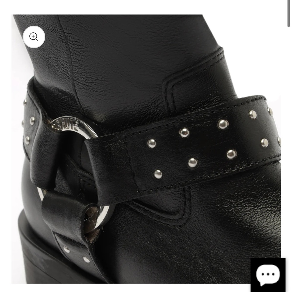 Schutz Knee High Black Luccia Buckle Graxo boot - size 6.5 - Picture 7 of 7